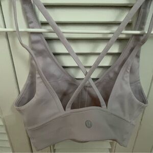 Lululemon light purple sports bra
